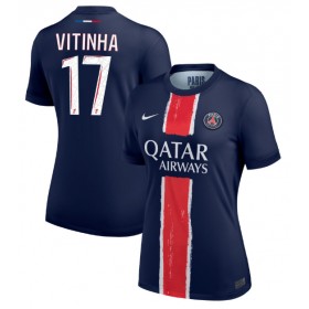 Paris Saint-Germain Vitinha #17 Hjemme skjorte til dame 2024-25 Kortermet